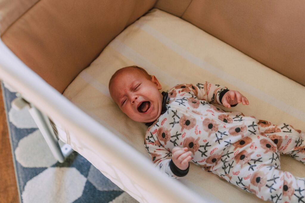 newborn crying all night